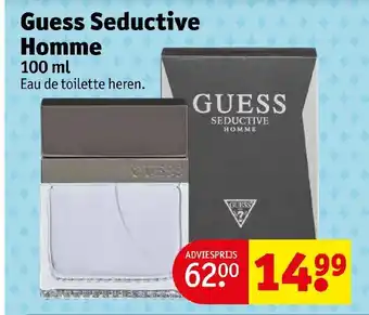 Kruidvat Guess Seductive Homme 100ml aanbieding