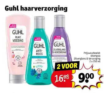 Kruidvat Shampoo Zilverglans & Verzorging 2 x 250 ml aanbieding