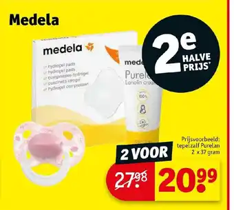 Kruidvat Tepelzalf Purelan 2 x 37 gram aanbieding