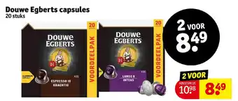 Kruidvat Douwe Egberts capsules aanbieding