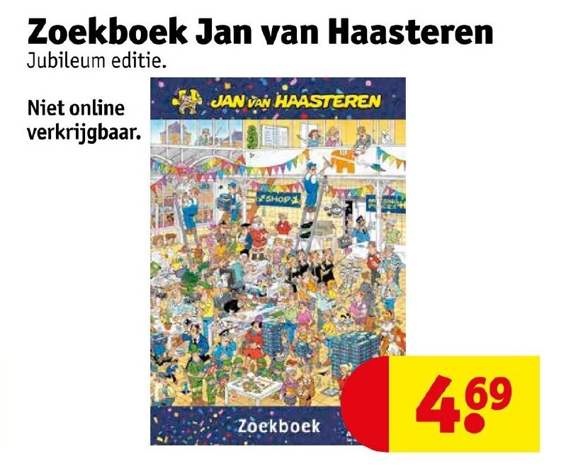 Kruidvat Zoekboek Jan van Haasteren aanbieding