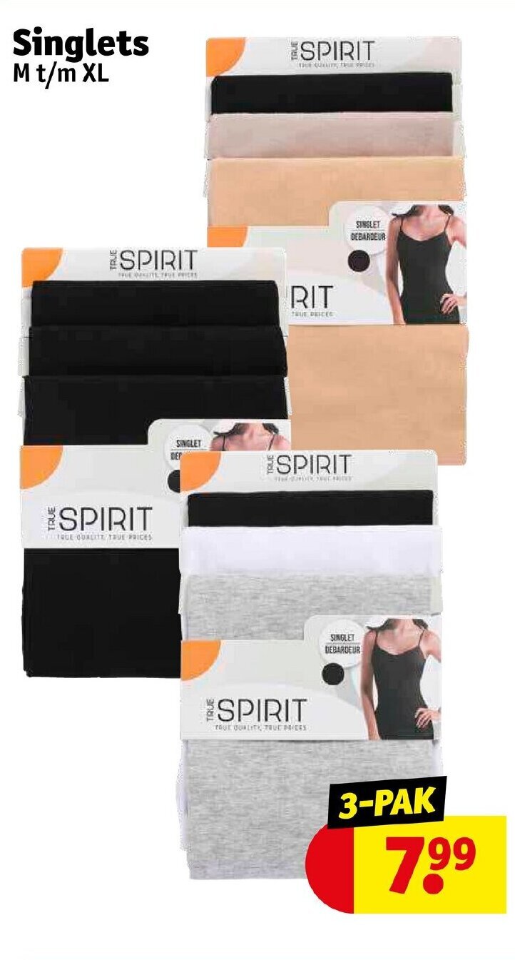 Kruidvat Singlets M t/m XL aanbieding
