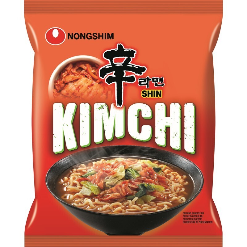 Nongshim korean kimchi noodles aanbieding bij Albert Heijn