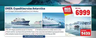 Makro Reizen Uniek: Expeditiecruise Antarctica aanbieding