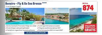 Makro Reizen Bonaire - Fly & Go Sea Breeze aanbieding