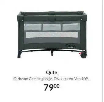 Babypark Qute Q-Dream Campingbedje aanbieding