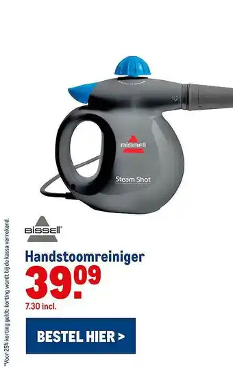 Makro Bissel Handstoomreiniger aanbieding