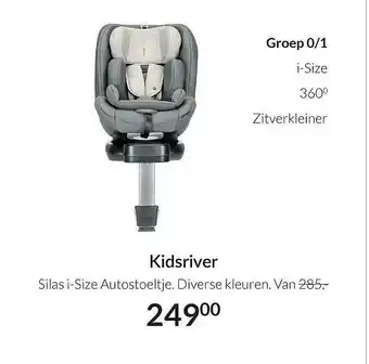 Babypark Kidsriver Silas I-Size Autostoeltje aanbieding