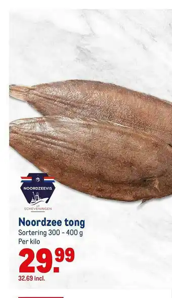 Makro Noordzee Tong Sortering 300 - 400g aanbieding