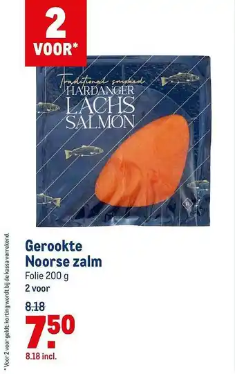 Makro Gerookte Noorse Zalm aanbieding