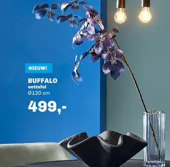 Trendhopper Buffalo eettafel aanbieding