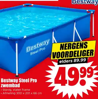 Dirk Bestway Steel Pro zwembad aanbieding