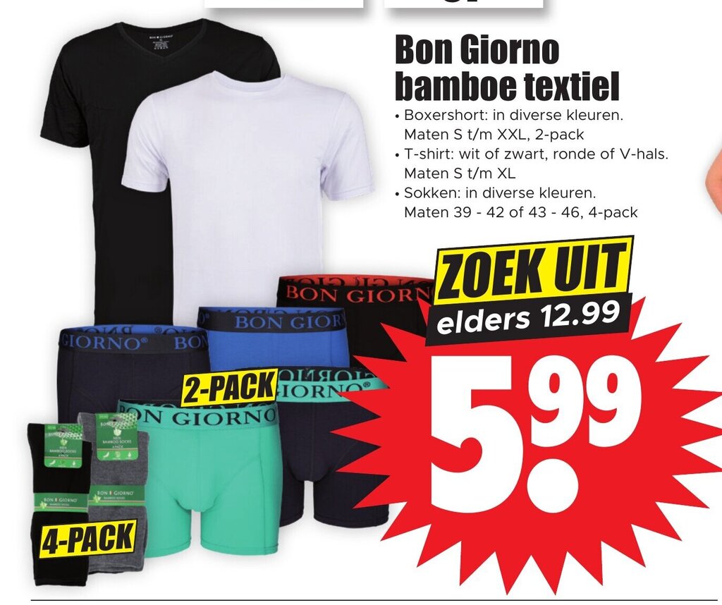 bon giorno ondergoed dirk