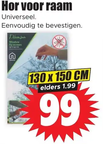 Dirk Hor voor deur 130x150cm aanbieding