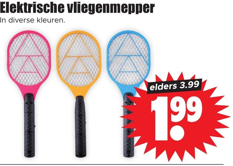 Dirk Elektrische vliegenmepper aanbieding