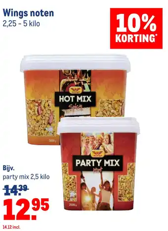 Makro Wings noten aanbieding