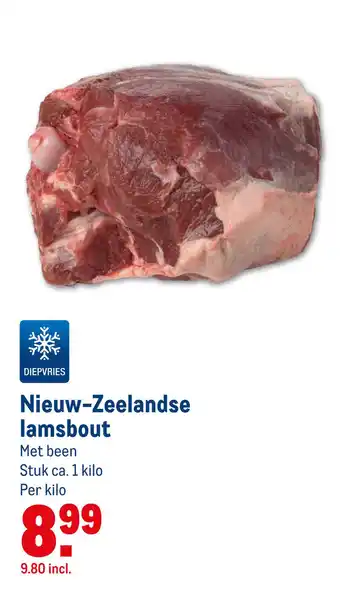 Makro Nieuw-Zeelandse lamsbout aanbieding