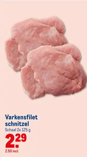 Makro Varkensfilet schnitzel aanbieding