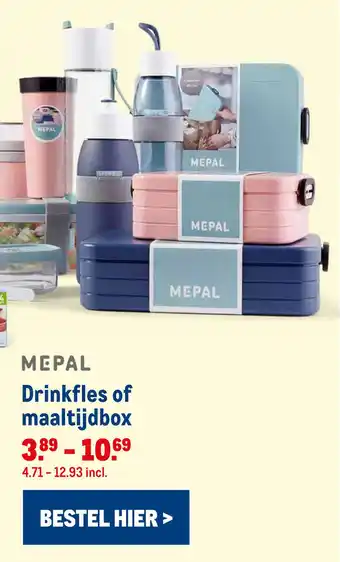 Makro Drinkfles Of Maaltijdbox aanbieding