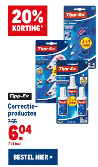 Makro Correctieproducten aanbieding