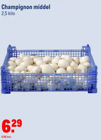 Makro Champignon middel aanbieding