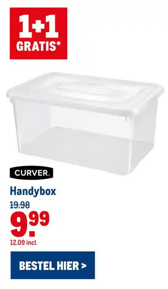 Makro CURVER. Handybox aanbieding