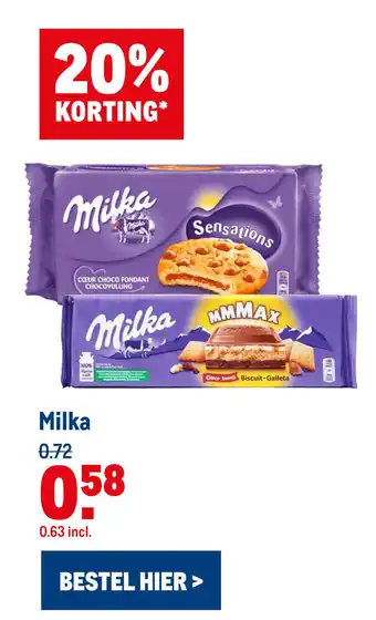 Makro Milka aanbieding