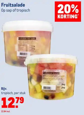 Makro Fruitsalade aanbieding