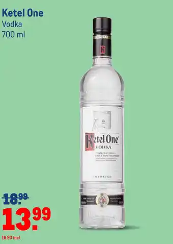 Makro Ketel One Vodka 700 ml aanbieding