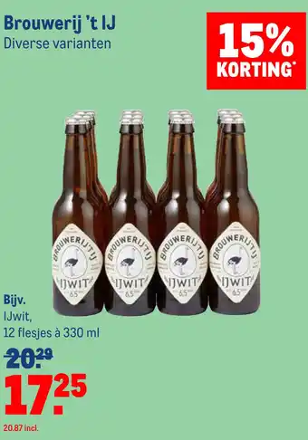 Makro Brouwerij 't IJ aanbieding