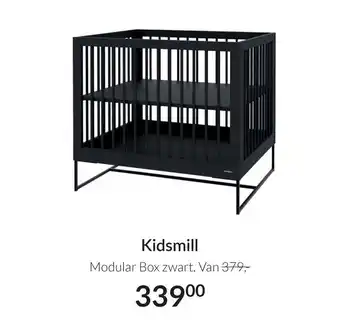 Babypark Kidsmil Modular Box zwart aanbieding