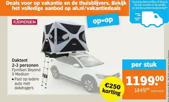 Albert Heijn Daktent 2-3 personen per stuk aanbieding