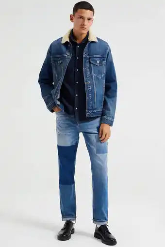 Wehkamp We fashion regular fit overhemd donkerblauw aanbieding