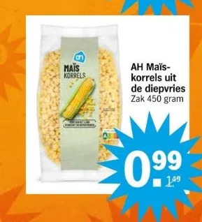 Albert Heijn Ah maïskorrels aanbieding