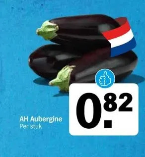 Albert Heijn Ah aubergine aanbieding