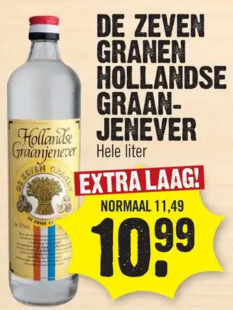 Super Dirck 3 De zeven granen hollandse graan- jenever aanbieding