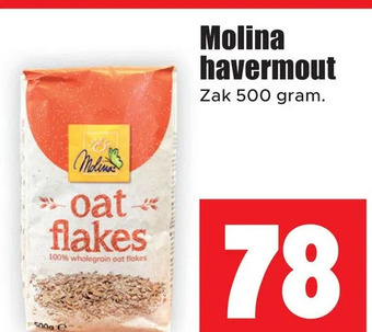 Dirk Molina havermout aanbieding