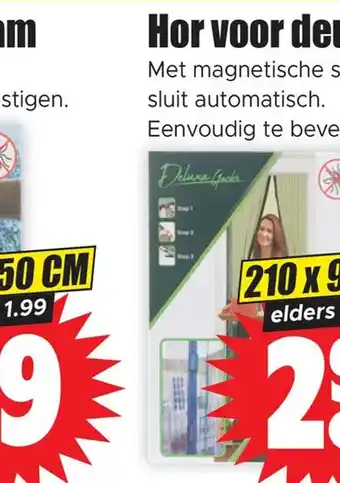 Dirk Hor voor raam aanbieding