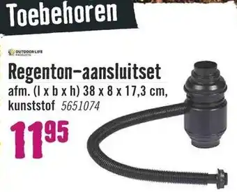 Hornbach Outdoorlife Regenton-aansluitset aanbieding