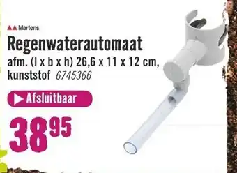 Hornbach Martens Regenwaterautomaat aanbieding