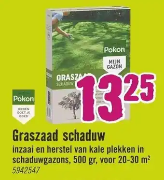 Hornbach Pokon Graszaad schaduw 500g aanbieding