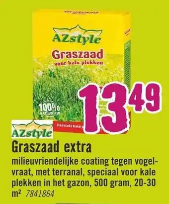 Hornbach AZstyle Graszaad extra 500g aanbieding