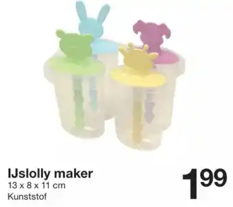 Zeeman IJslolly maker 13 x 8 x 11 cm aanbieding