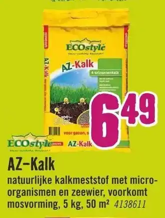 Hornbach ECOstyle AZ-Kalk 5kg aanbieding