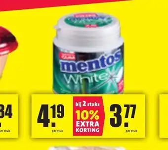 Nettorama mentos White aanbieding