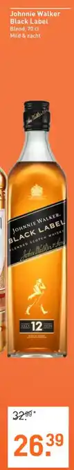 Gall & Gall Johnnie Walker Black Label Blend, 70 cl Mild & zacht aanbieding