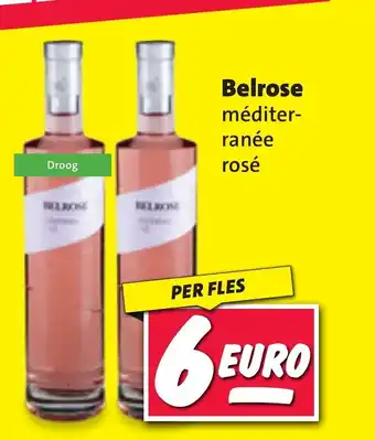 Nettorama Belrose méditer-ranée rosé PER FLES aanbieding