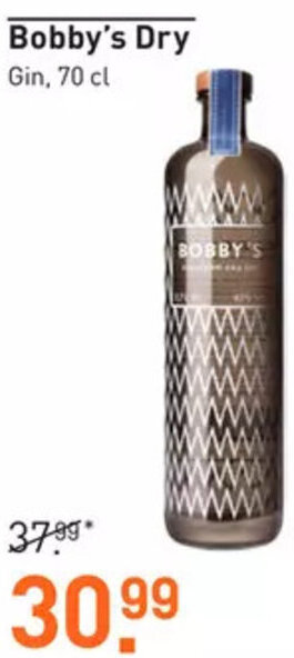 Gall & Gall Bobby's Dry Gin, 70 cl aanbieding