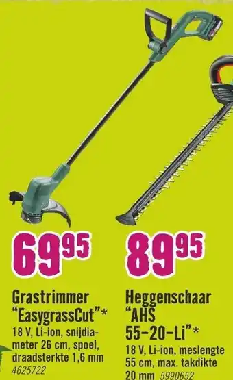 Hornbach Bosch Grastrimmer EasygrassCut aanbieding