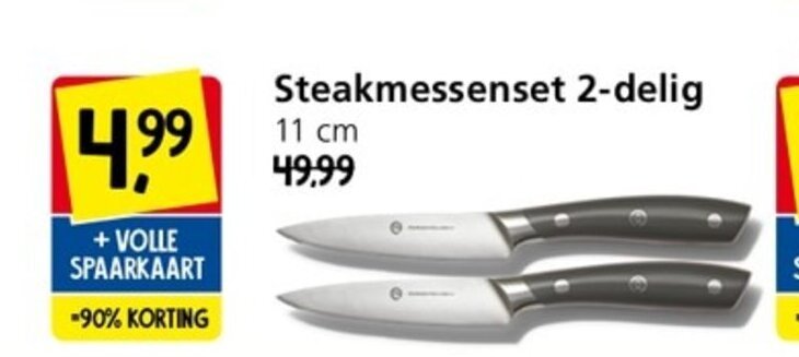 Jan Linders Steakmessenset 2-delig 11 cm aanbieding